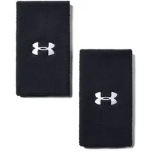 Under Armour 6'' Performance Wristband black white OSFA