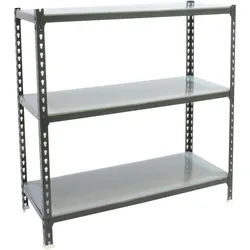 PROREGAL Schwerlastregal BABY METAL SHARK | HxBxT 90x100x40cm | Fachlast 180kg | Anthrazit-Verzinkt | Regal Standregal Werkstattregal Lagerregal