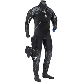 Scubapro Everdry 4.0 Homme-L Atemregler für Kaltwassertauchen, Schwarz, L