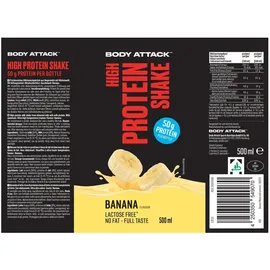 Body Attack Protein-Shake Schokolade Shake 6 l