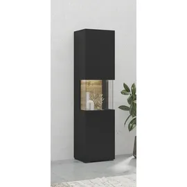 Home Affaire Vitrine Ava 35,7 x 29,5 x 140 cm Braun