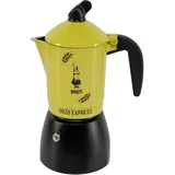 Bialetti Orzo Express 4 Tassen Gelb/Schwarz