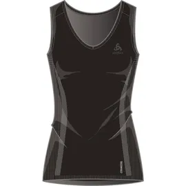 Odlo Damen Unterhemd BL TOP V-neck Singlet, black, M
