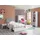 JV Möbel weiß Kinderzimmer Set Kinderbett, Nachttisch Buecherregal, Schreibtisch, Modern