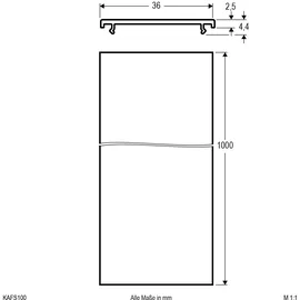 EVN Lichttechnik Kunststoff-Abdeckung KA FS 100