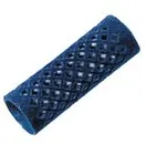 Comair Metallwicklerlang lang 65mm Ø 21mm blau beflockt 12er Beutel