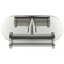WENKO Wandhaken Duo Orea Shine Edelstahl Silber