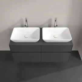 Villeroy & Boch Waschtischunterschrank 4 Auszüge 120 x 54,8 x 50 cm Schwarz