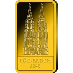Goldbarren-Edition „1975 Jahre Köln“ – Start: „Kölner Dom“
