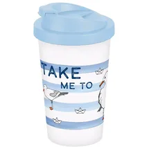 Gedalabels Coffee to go Becher 0,4 l Blau