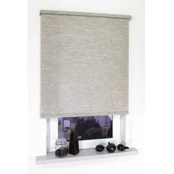 LIEDECO Seitenzug-Rollo, natur, Polyester - beige