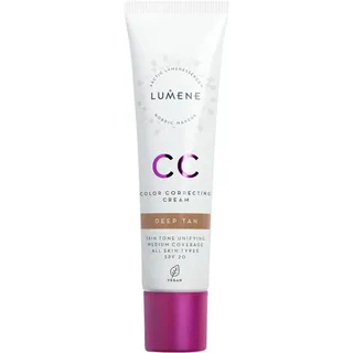 LUMENE CC Color Correcting Cream SPF20 Shade Deep Foundation 30 ml 5 Deep Tan (666.33 € / 1 l)