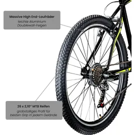 Galano Path 26 Zoll RH 46 cm schwarz/ grün