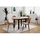Die Möbelfundgrube Coburg Ø 100 cm braun
