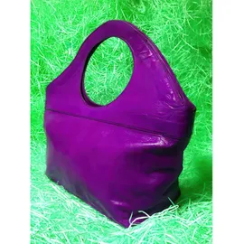 Marrakesch Orient & Mediterran Interior Loubna Shopper Leder Lila