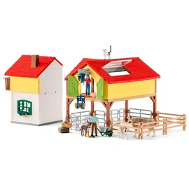 Schleich Farm World Bauernhaus mit Stall und Tieren 42407