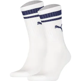 Puma Socken 2er Pack Weiß/Blau 35-38