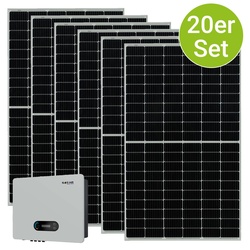 Solaranlage 7,5 kW mit 20 Ulica Solarmodulen und Sofar Wechselrichter