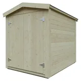 Kiehnholz Gerätehaus  (Außenmaß inkl. Dachüberstand  (B x T): 164 x 223 cm, Holz, Natur)