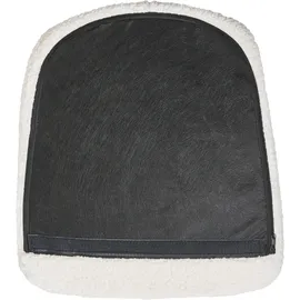 Beliani Schaukelsessel GULSELE Bouclé Cremeweiß