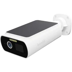 HOMBLI Überwachungskamera "Solar Cam 2K", weiß, B:17,5cm H:8,5cm T:18,5cm, Überwachungskameras