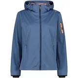 cmp f.illi campagnolo CMP Woman Jacket Zip Hood Dusty Blue Mel. Gr. 46