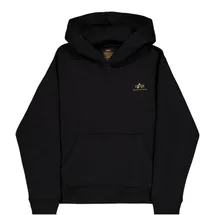 Alpha Industries Herren Basic TPU SL Hoodie, Black/Shiny Gold, 3XL