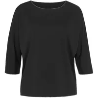 LASCANA Rundhalsshirt Damen schwarz Gr.36/38