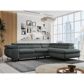 MKS Meble Ecksofa Grau 2-Sitzer