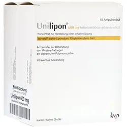 Unilipon 600 Infusionslösungskonzentrat 1X20 St