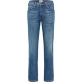Mustang Tramper Straight Fit Jeans in mittelblauen Used Look-W33 / L30