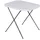 Dajar Klappbarer Klapptisch 70 x 53 cm Grau