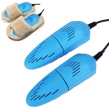 Schuhtrockner Elektrisch, Schuhwärmer, Stiefeltrockner, Mini Skischuhtrockner, Deodorant Entfeuchtung, Schuhtrockner für Wanderschuhe oder auch Skischuhe, Skischuhe, Warme Schuhe, Laufschuhe,Blau