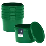 Benbow Eimer mit Deckel grün 5 x 0,5 l