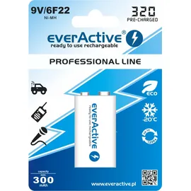 Everactive Akku 9V 320 mAh 1 St.