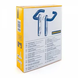 Hörmann FS Drückergarnitur D-110 Kurzschild für BB/PZ schwarz PPN (Feuerschutz-Drückergarnitur für Feuerschutztür/Mehrzwecktür H8-5 / Quadro/MZ) 545970