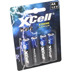 XCell Xtreme Lithium Batterie AAA 4 St.