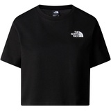 The North Face T-Shirt mit Label-Print, Black, L