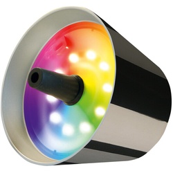 LED-Tischleuchte mit RGB-Farbwechselfunktion Top 2.0 sompex grau, Designer Lexis Kraft, Lampenschirm 9 cm. Stopfen 2.3 cm