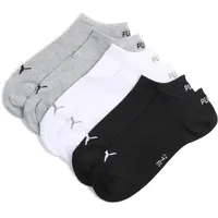 Puma Sneakersocken 3er Pack Schwarz/Weiß/Grau 39-42