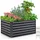 luxuskollektion Hochbeet Metall Kräuterbeet 120 x 90 x 56 cm Grau