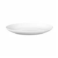 Esmeyer Seltmann Lido Servierplatte, Oval, Weiss, 24cm x 14.5cm, 1-teilig