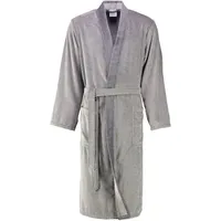 CAWÖ Cawö Bademäntel Herren Kimono Luxury Home 5840 stein - 37 Weiss