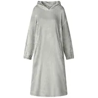vidaXL Hoodie Decken-Hoodie Grau L Flanell, grau