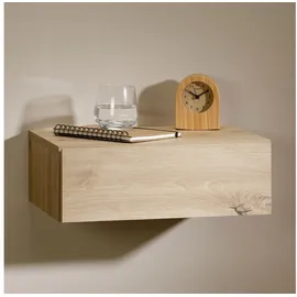 CARO-Möbel Hängeregal 40 x 30 x 10 cm Braun