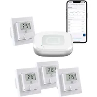 Homematic IP Fußbodenheizung für 4 Räume Starter-Set 4 St. Weiß