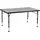 Crespo Klapptisch 150 x 90 x 72 cm Schwarz