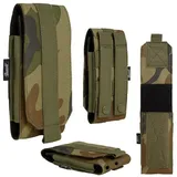 Brandit Textil Molle Phone Pouch Large Woodland