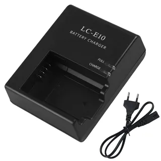 LP-E10 Akkuladegerät, LC-E10 LP-E10 Akku Schnellladegerät Kompatibel mit Canon-EOS 1100D 1200D 1500D 3000D X50 Kameras Stromversorgung, Canon-EOS Akku ladegerät