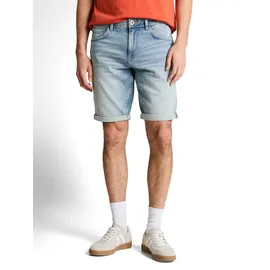 Tom Tailor Herren TTJOSH REGULAR SLIM Jeans Shorts, blau, Uni, Gr. 31